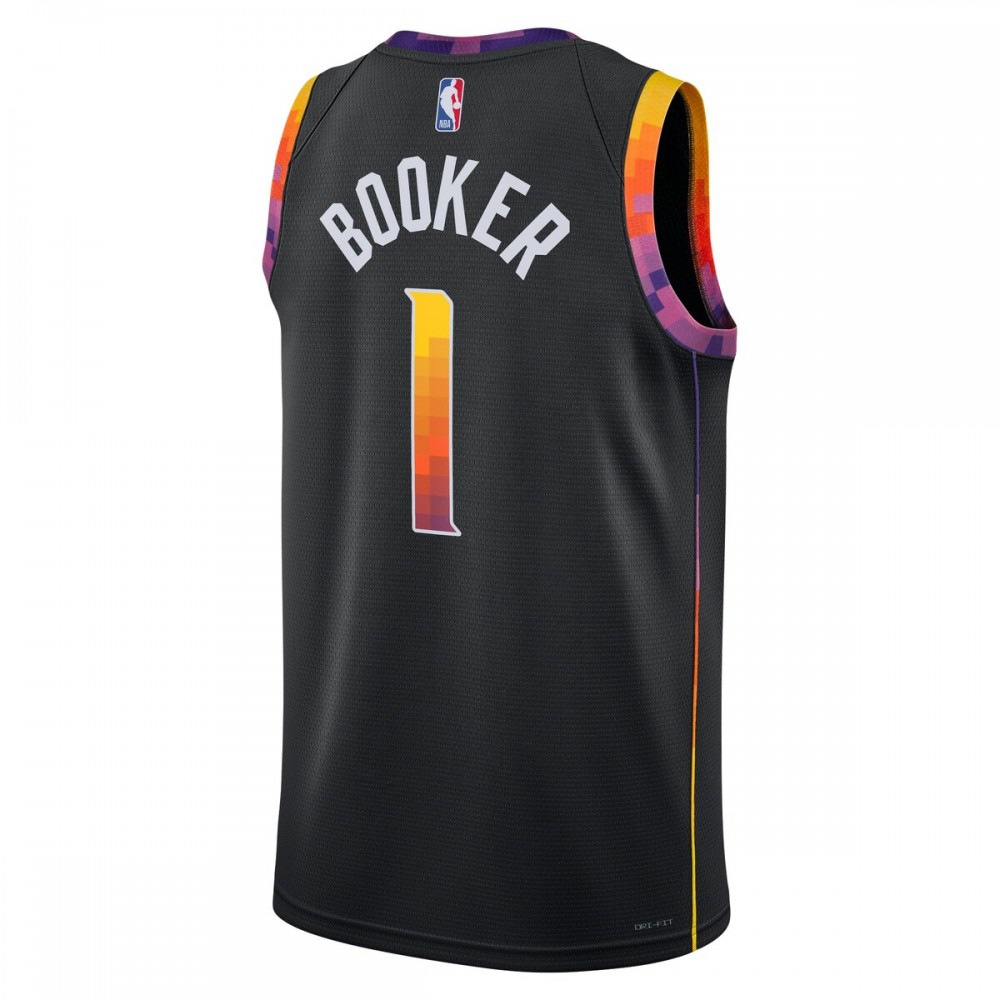 Devin Booker Phoenix Suns Jordan Brand 2022/23 Statement Edition Swingman Jersey - Black-Pro Kit Vault | Brand New 26/27 Sports Jerseys